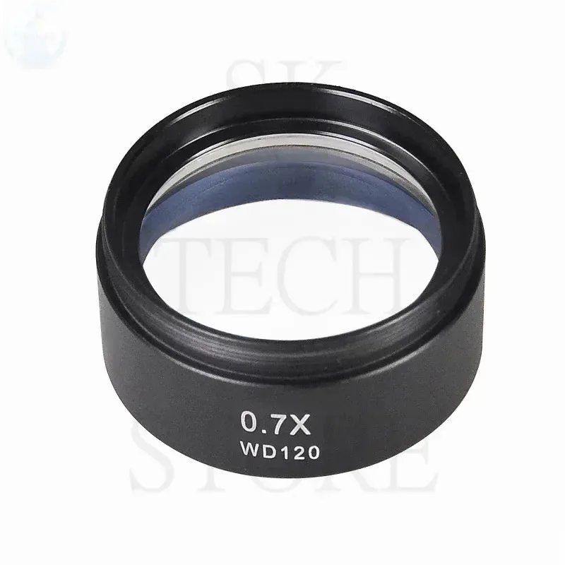 SIKO Microscope Auxiliary Objective Lens 0.5X WD165mm 48mm Thread Stereo Zoom Barlow Lens for Microscope Camera Soldering Repair view 5