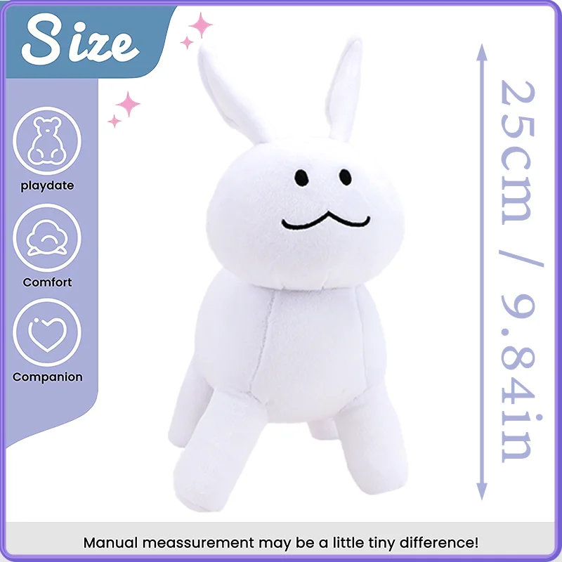 Forsaken peluche Gubby conejo blanco peluche divertidos juegos de dibujos animados compañero curativo animal de peluche regalos para niños / Animal de peluche y felpa Forsaken peluche Gubby conejo blanco peluche divertidos juegos de dibujos animados compañero curativo animal de peluche regalos para niños / Animal de peluche y felpa