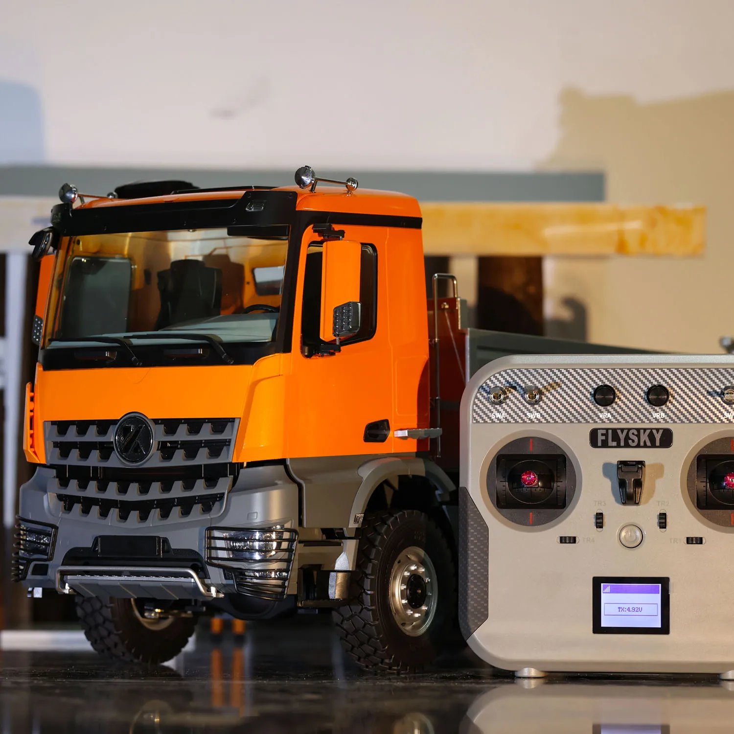 NEW Kabolite 1/14 5701 RC Dump Truck 3 in 1 Mainboard 4x4 Remote Control Tipper Car Sound Light 2-speed Transmission Toys Model