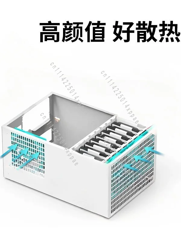 Square B8 8-disk NAS Chassis ATX Large Power Supply