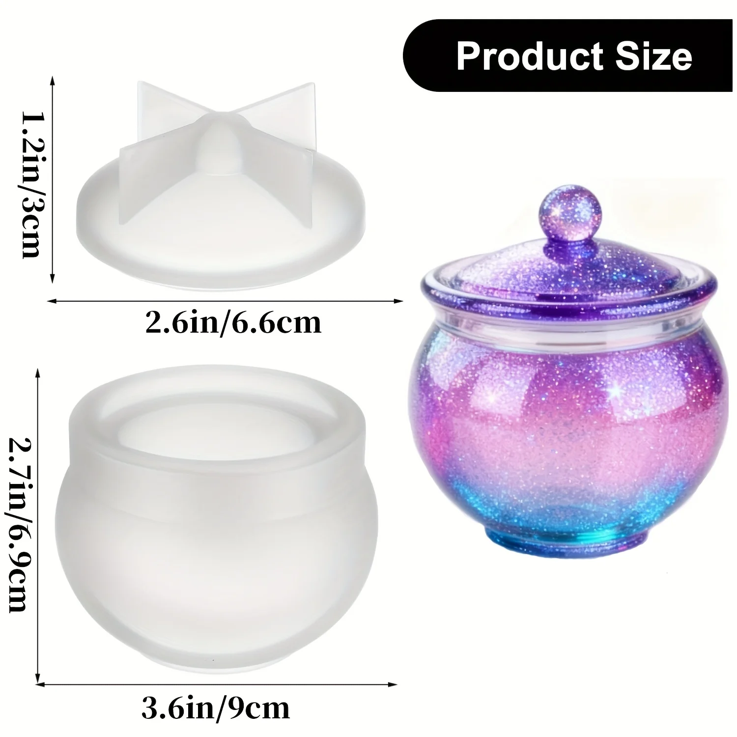 1 set of round resin can molds – Candle Mold Silicone recenzja i cena