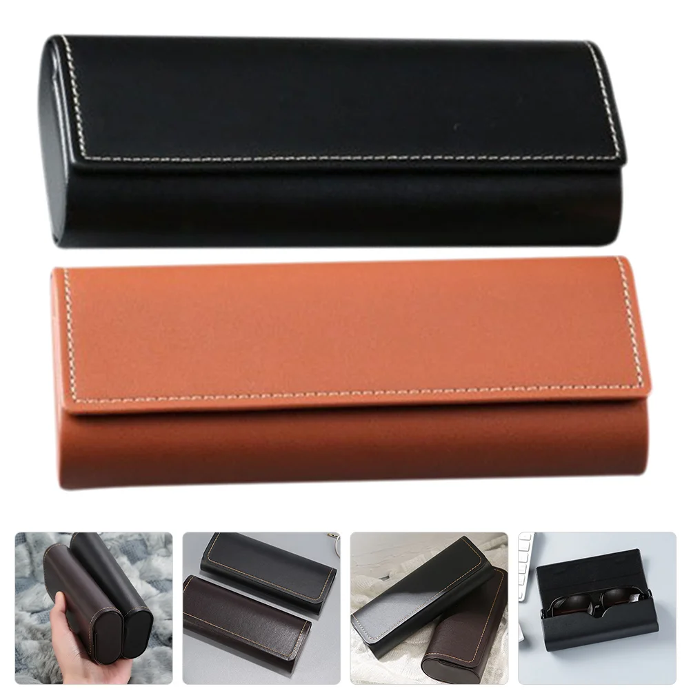 

2pcs Glasses Case Outdoor Holder Anti-Pressure Travel Box For Sunglasses Protection Simple Design Premium Material