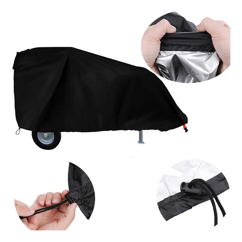 

Outdoors Log Splitter Cover Heavy Duty Waterproof Tear-Resistant Oxford Cloth Wood Splitter Cover For 15-37Tons Black