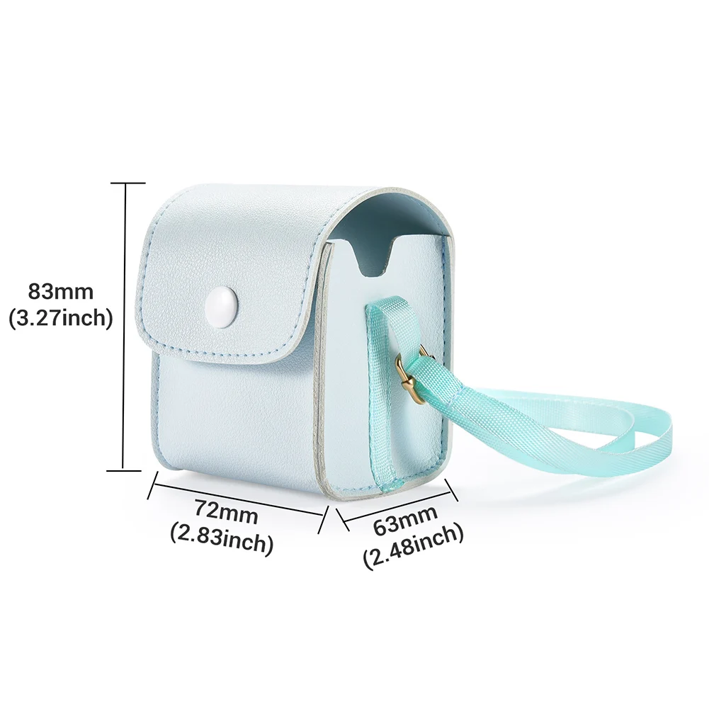 حقيبة حمل PVC مضادة للخدش مع حزام كتف حقيبة حمل للسفر لعبة Bitzee التفاعلية الرقمية للحيوانات الأليفة والحقيبة