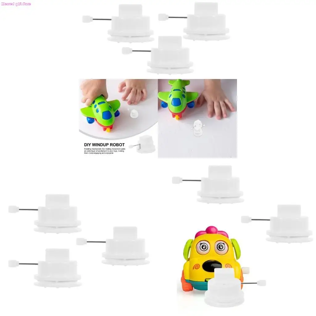 

D0JC 3PCS Windup Rolling Mechanism for Craft Project Plush Toy Replaceable Movement