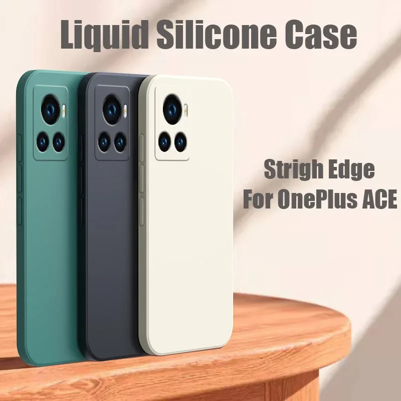 For OnePlus ACE 5G Case ShockProof Liquid Silicone Soft Cover On For OnePlus ACE Racing 10R One Plus ACE 10R Cases Coque Fundas