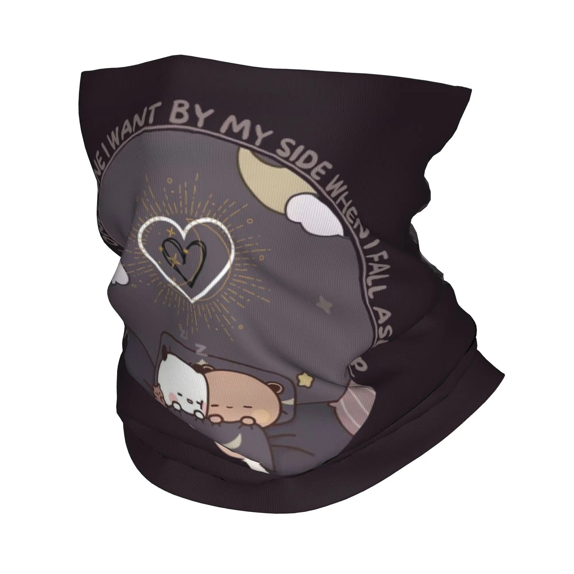 

You Are The Only One I Want By My Side When BuBu DuDu Bandana Neck Cover Printed Wrap Mask Scarf Cycling Scarf Cycling Unisex