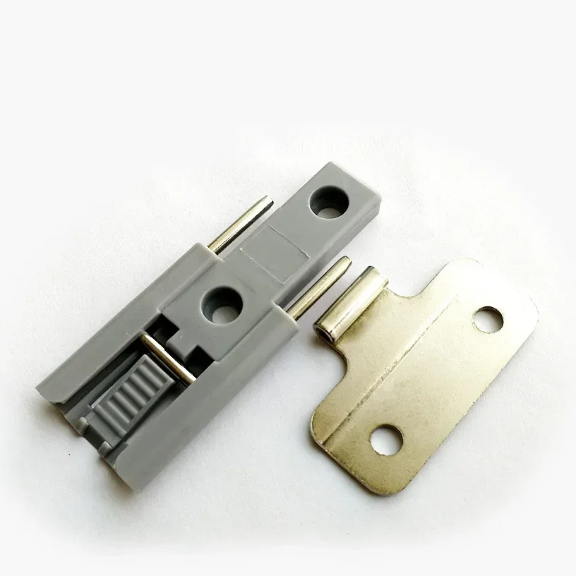 2PCS Cupboard Wardrobe Built-in Hinge Accordion Folding Wardrobe Door Systems Tracked Hinge