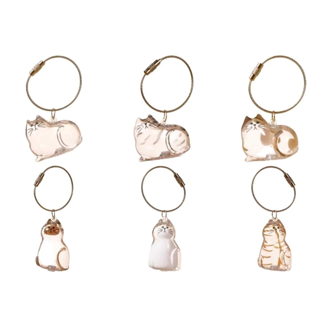 كبسولة شعر الحيوانات الأليفة عالية الجودة صندوق تخزين شعر القط لطيف المفاتيح تذكارية مخطط حقيبة قطة ديكور معلق لتزيين حقيبة الظهر