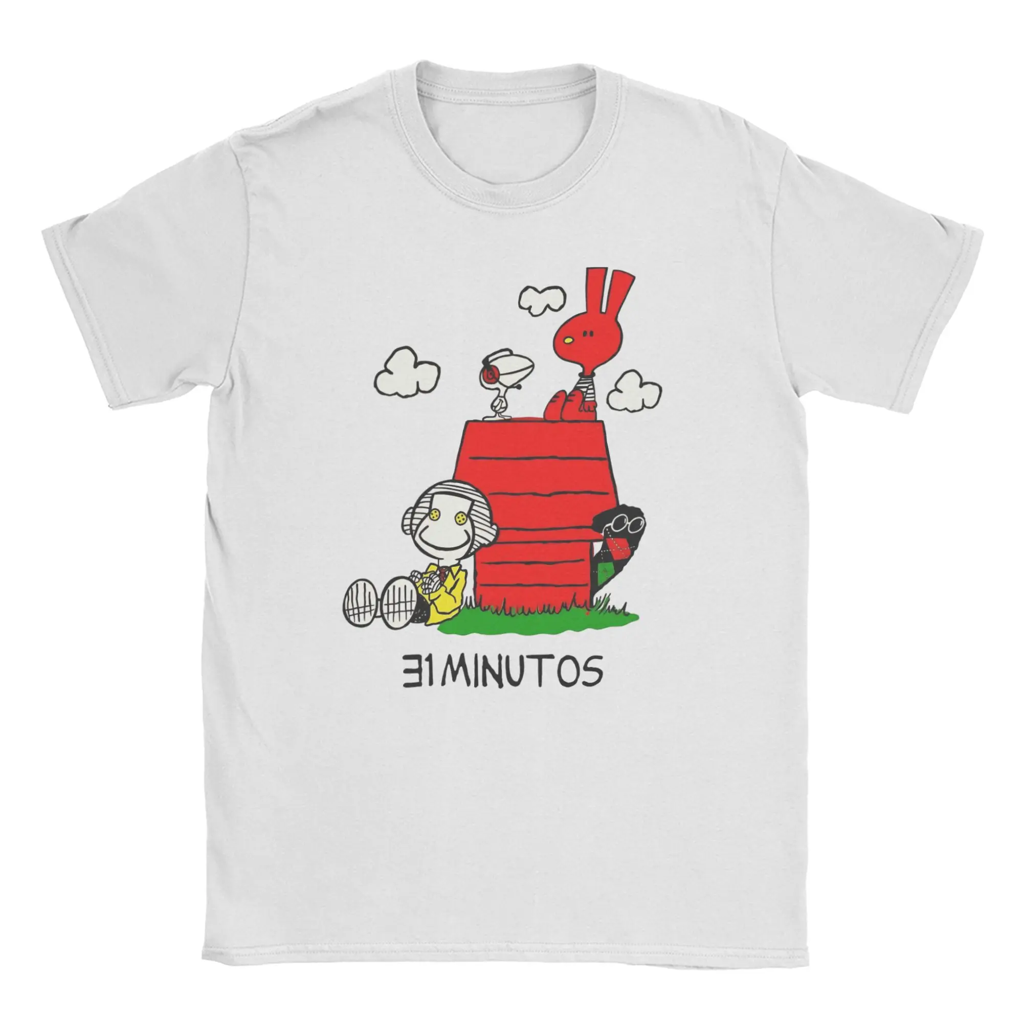 Camiseta de algodón con diseño de dibujos animados Comedy Bodoque 31 Minutos, novedad de verano 2026, para hombre y mujer, estilo Y2K, oversize