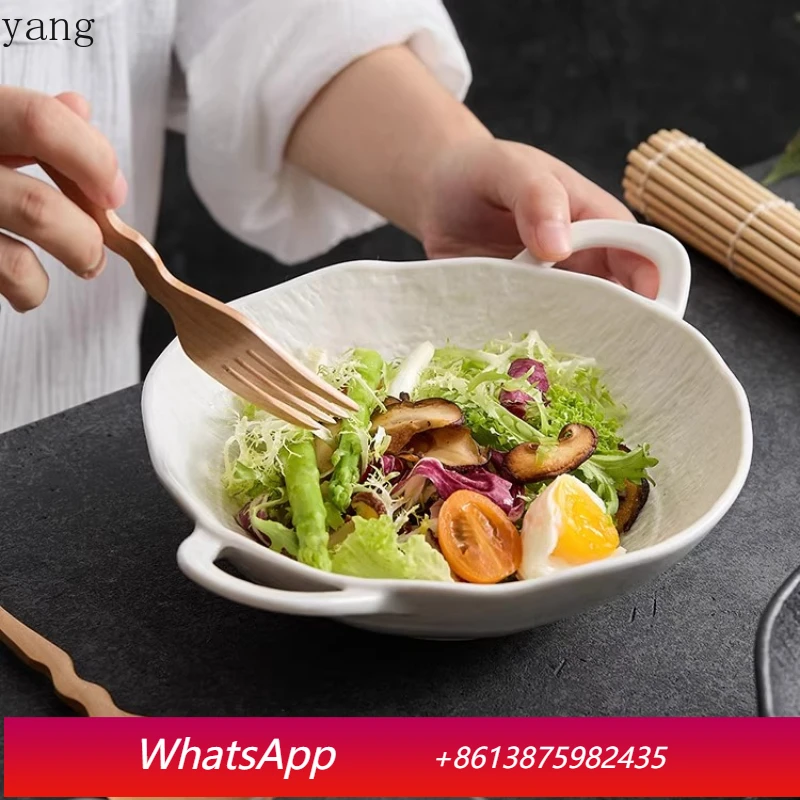 LMM amphora soup bowl home instant noodle bowl high-value fruit salad bowl