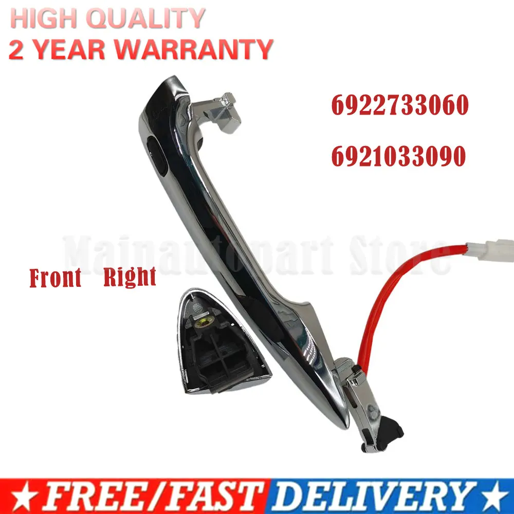 Front Right/Left For Lexus ES350 ES240 LS460L LS600HL 06-16 6921033090 Door Handle Inductive Pull Handle Have Button 6922733060