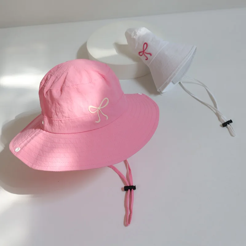 القوس التطريز المرأة سريعة الجافة قبعة بحافة الصيف المشي لمسافات طويلة في الهواء الطلق التخييم بنما قبعات واسعة حافة قابلة للطي واقية من الشمس حوض القبعات #4