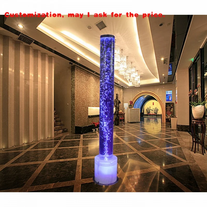 

на заказ.Акриловая пузырьковая круглая трубка Свадебная пузырьковая колонна