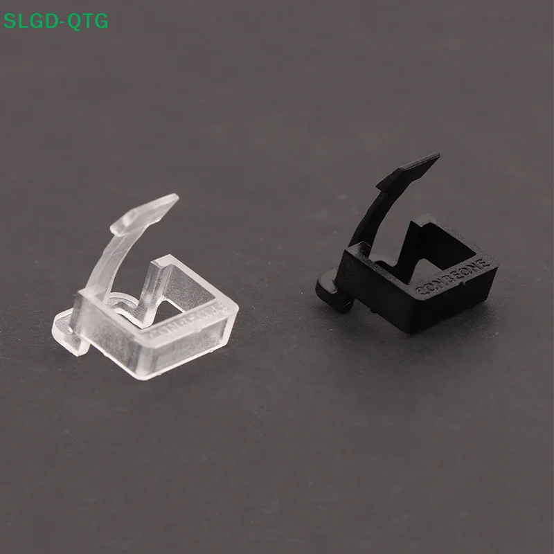 Hot! New 10Pcs Network Cable Crystal Head Buckle Replaceable RJ45 Plug Protective Cover Latch For RJ45 Cable Repaire Parts