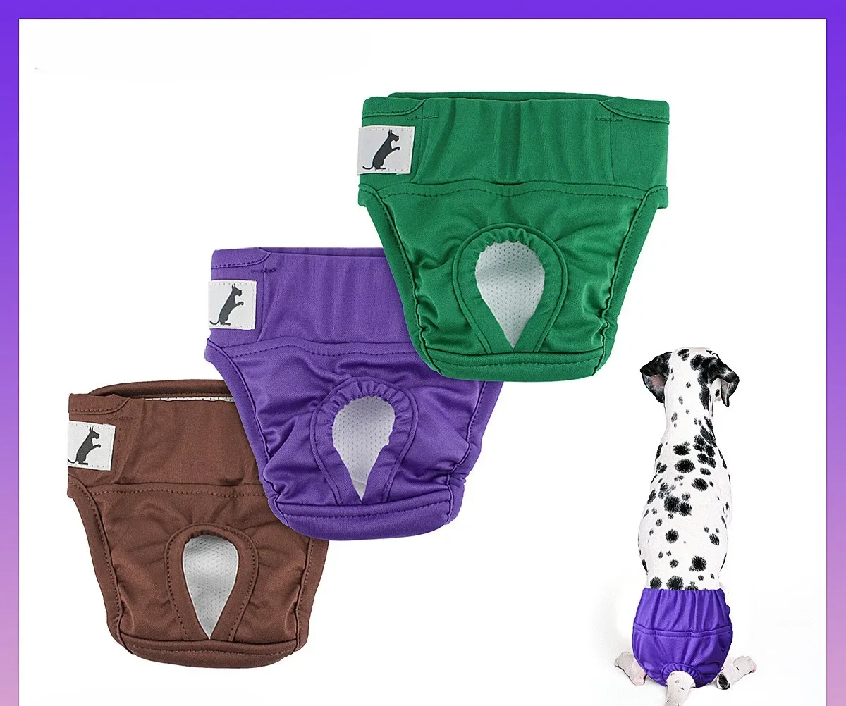 Pet Physiological Pants Dog Diapers Waterproof Menstrual Sanitary Pants Anti-harassment Washable Pet Urine Pads