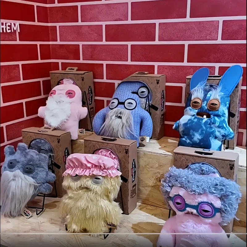 

Genuine Fuggler Official Cute Teeth Monster Old Naughty Children Series Plush Dolls Ugly Cute Funny Trendy Play Dolls Toys Gift