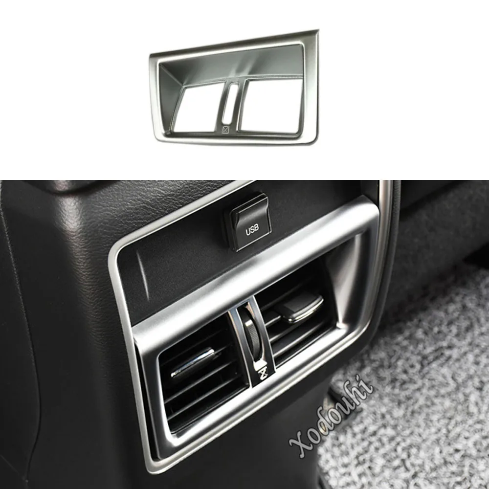 

For Nissan Murano 2015 2016 2017 2018 2019 Car Armrest Storage Trim Frame Stick Rear Back Upside Air Conditioning Outlet Vent
