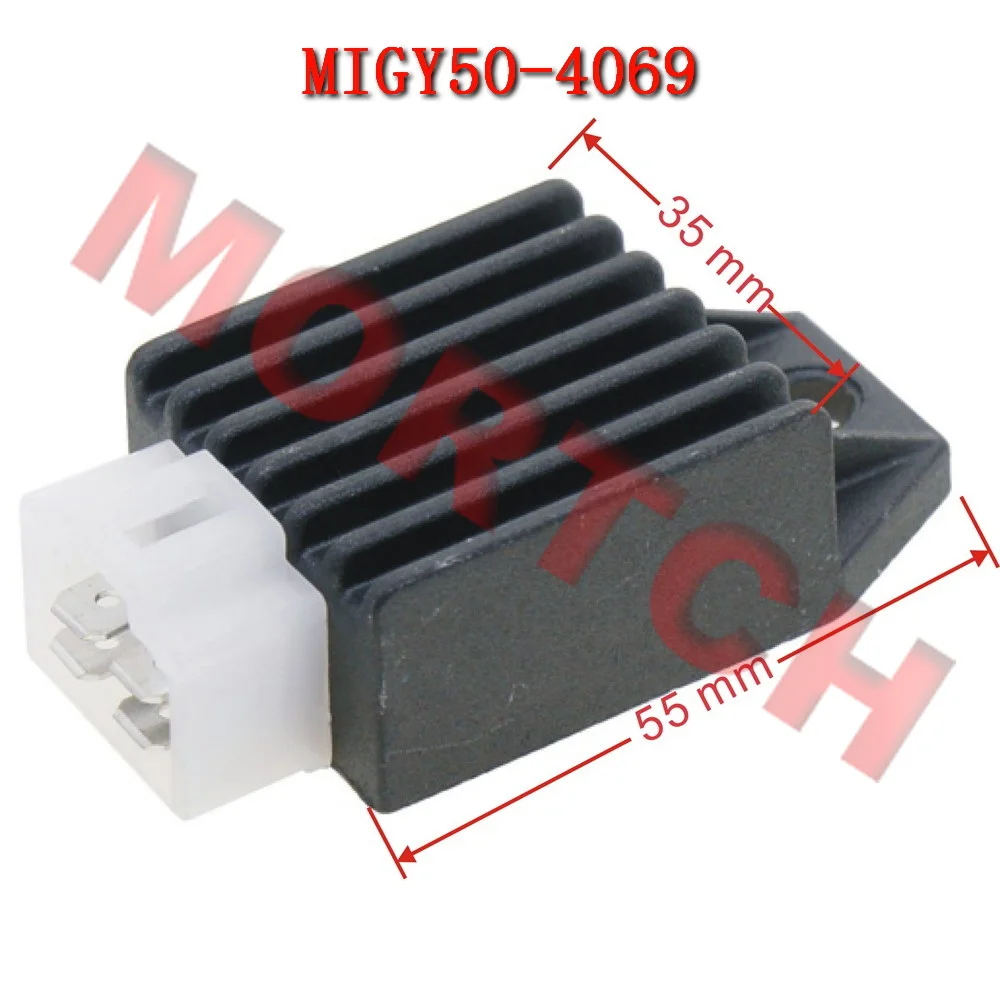 GY6 50cc Regulator Rectifier 50-4069 For GY6 50cc Chinese Scooter Moped 139QMB Engine