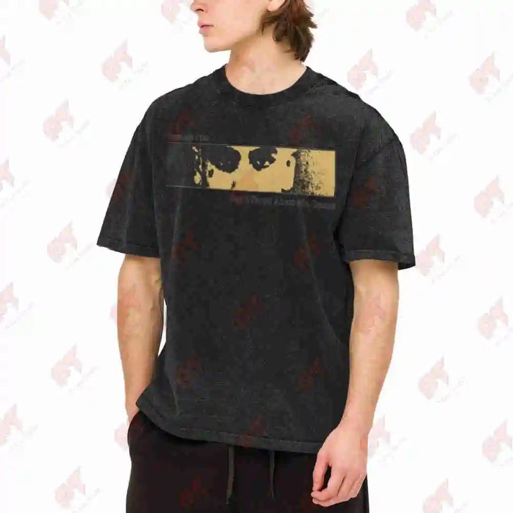 Dominic Fike Don't Forget About Me Lyrics Vintage Washed Tee Pure Cotton T-Shirt