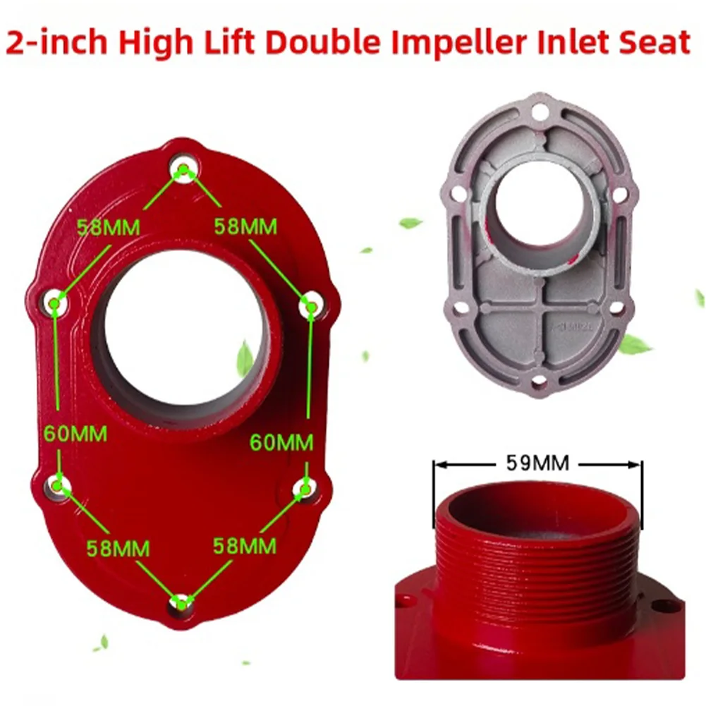 Water Transfer Pump Accessories for For diesel Power Units Including 170F With Dual Size Inlet and Outlet Ports