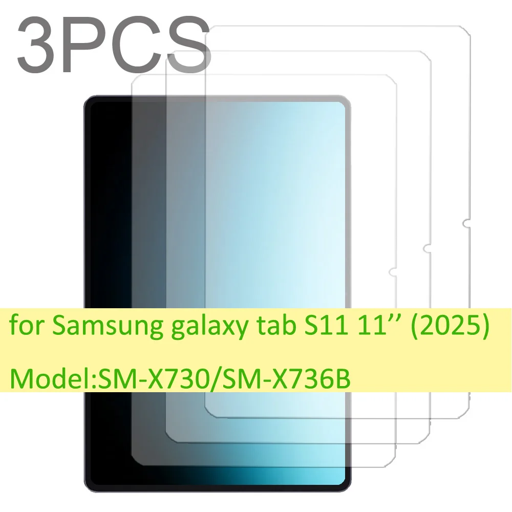 

3PCS Tempered glass screen protector for Samsung galaxy tab S11 2025 SM-X730 SM-X736B tablet protective film