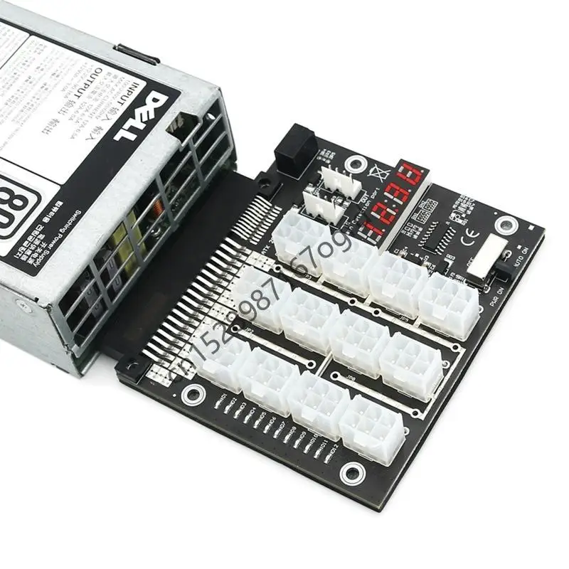 

PCI-E 12V 18+12PIN до ATX 12X 6PIN SERVER SERVER SERVER ADAPTER ADAPTER ADAPTER ADAPTER для модулей Power PSU 750W 1100W 2400W