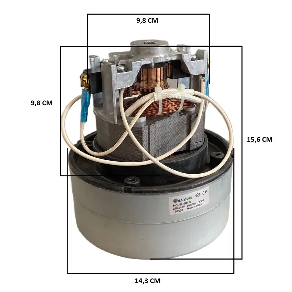 Compatible for Dechang YB55 Vacuum Cleaner Motor 1200 W