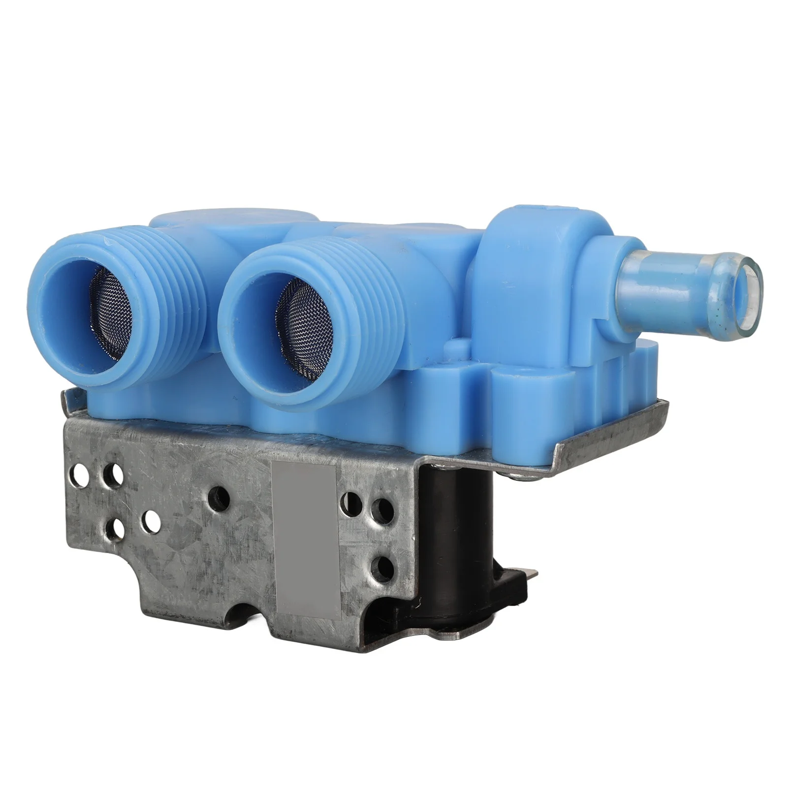 Water Inlet Valve Blue Double Head PP Washer Water Inlet Valve Replacement for 205613 WP358276