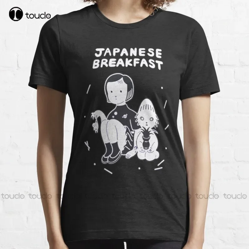 New Japanese Breakfast - Duo Band Logo T-Shirt Cotton Tee Shirt S-5Xl T Shirt womens t shirt Unisex