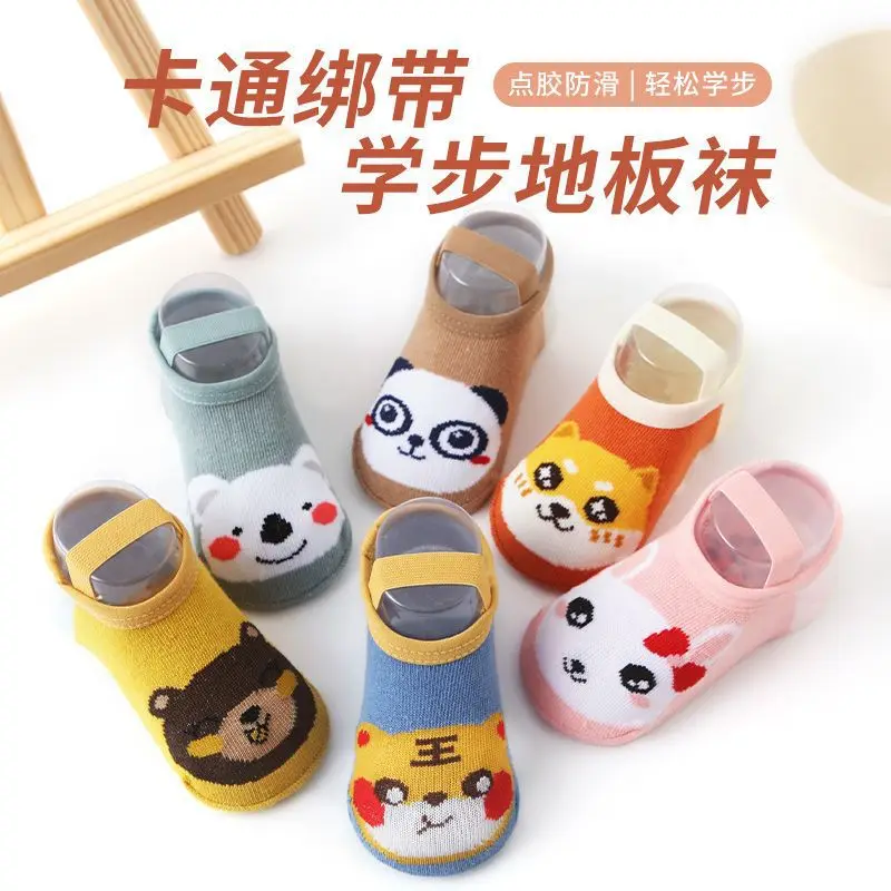 Baby Floor Socks Summer Thin Infant Toddler Socks Breathable Soft-soled Shoes Early Education Socks Indoor Anti-slip Insulation