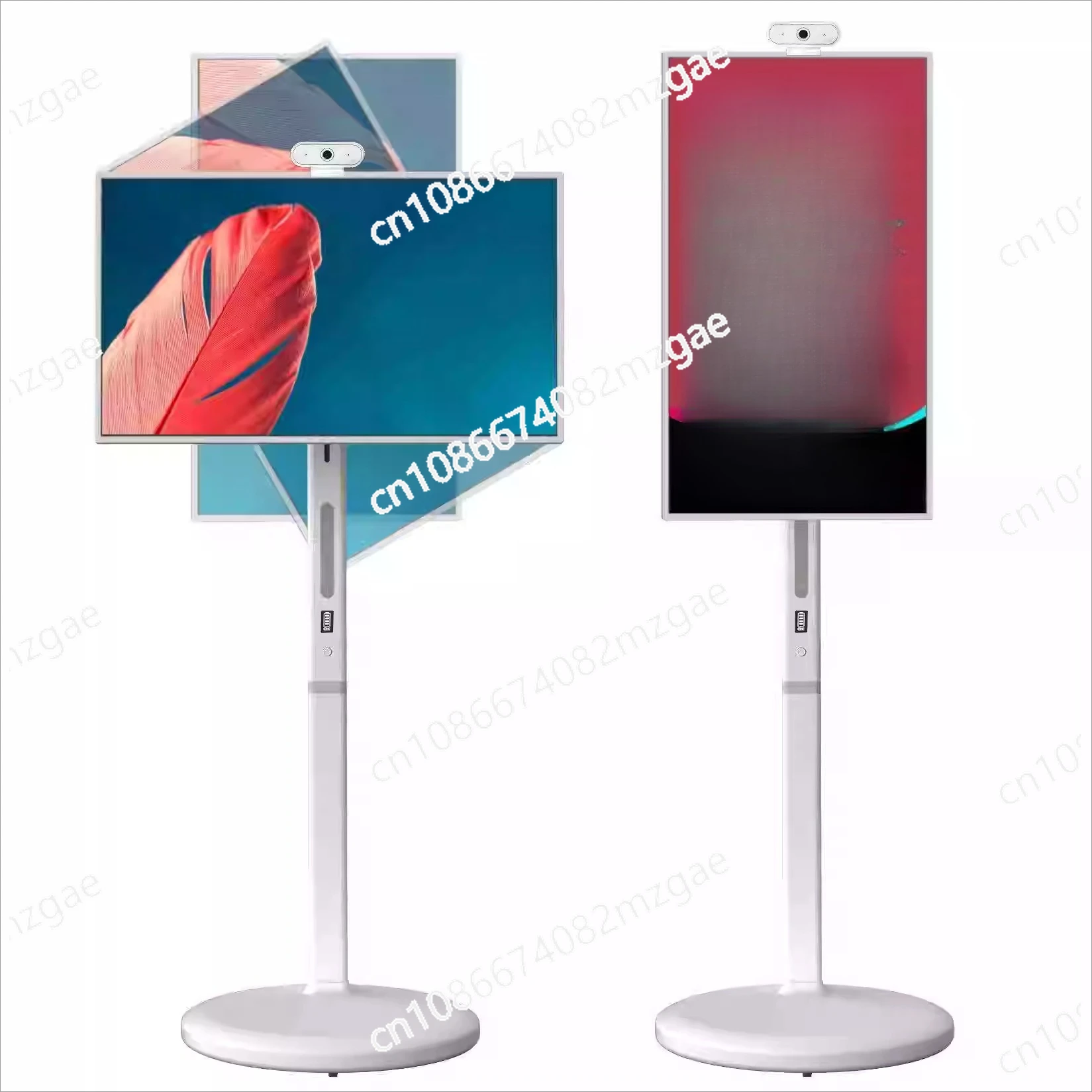 32-inch heart-shaped screen, large flat panel, wireless projection, movable TV, touch all-in-one machine
