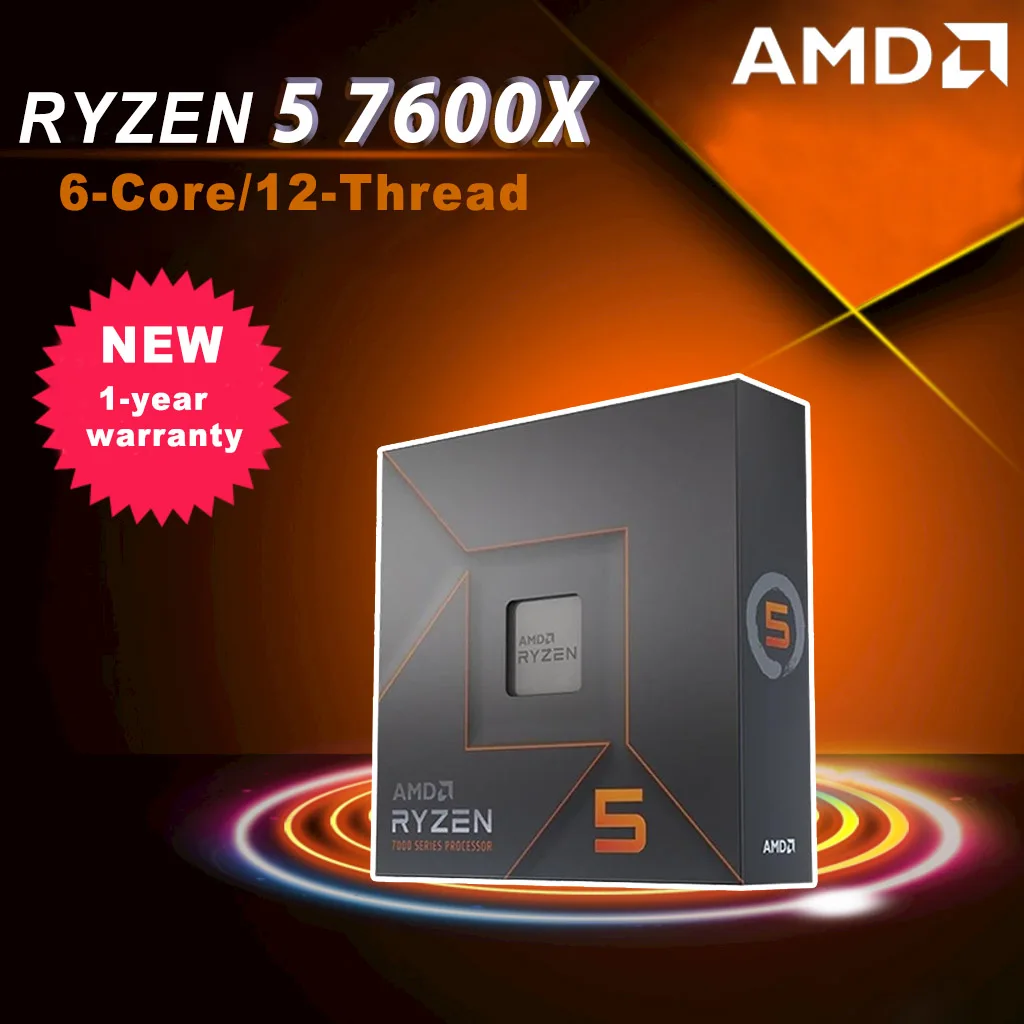 AMD-Ryzen 5ゲーミングプロセッサ,6コア,12スレッド,5nmソケット,PC 