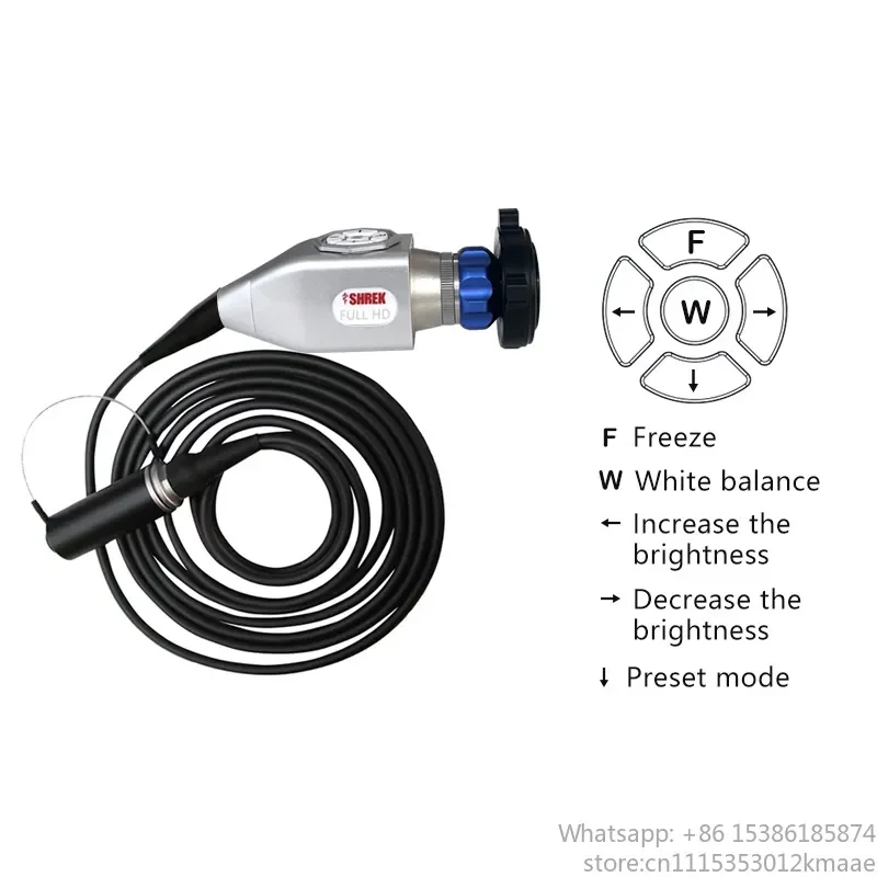 Portable All-in-One Endoscope Camera System for Medical Endoscopy