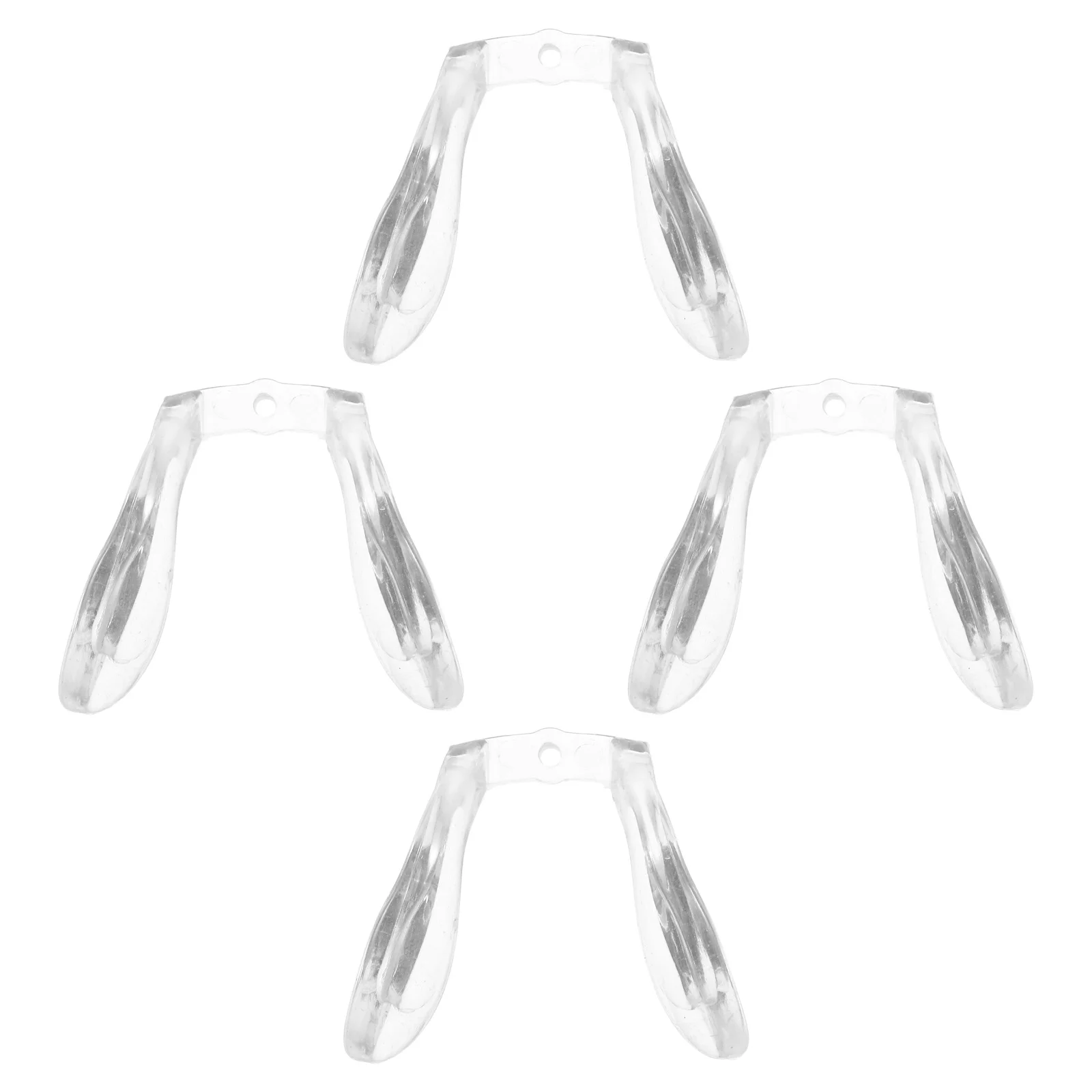 

4Pcs Eyeglass Nose Pads Silicone Anti-Slip Cushion for Glasses Frame Replacement Comfortable Support for Optical Sunglasses