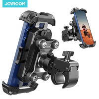 Joyroom Motorcycle Phone Mount Anti Vibration Phone Holder for Motorcycle Handlebar Bike Phone Mount for iPhone for 4.7-7” Phone