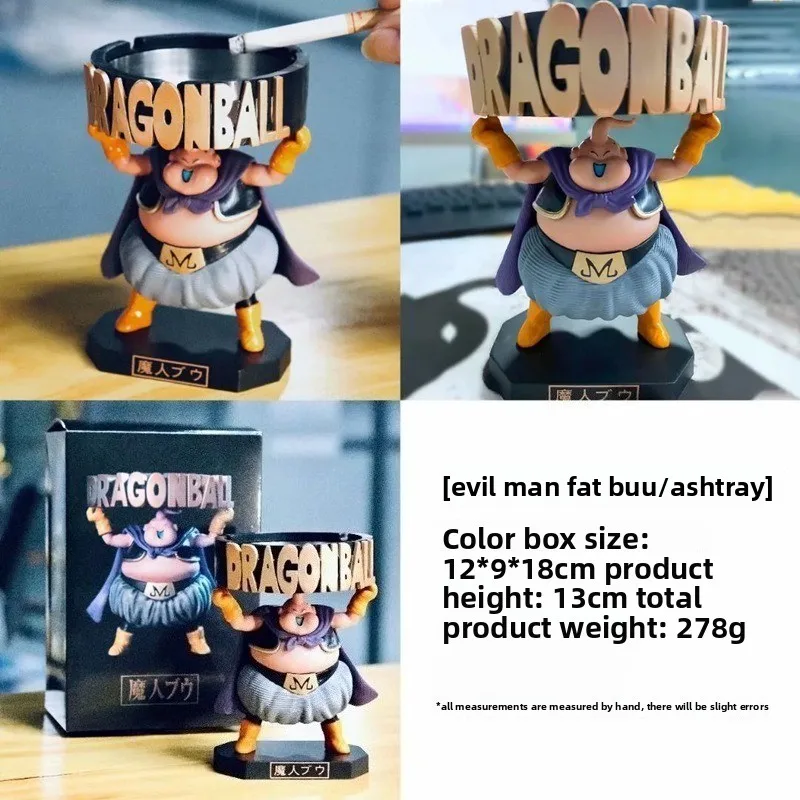 Dragon Ball Z Zeichentrickfigur Aschenbecher Zeichentrickpuppe Handgefertigte Autodekoration Puppenmodell PVC Tischmodell Spielzeug Geschenk