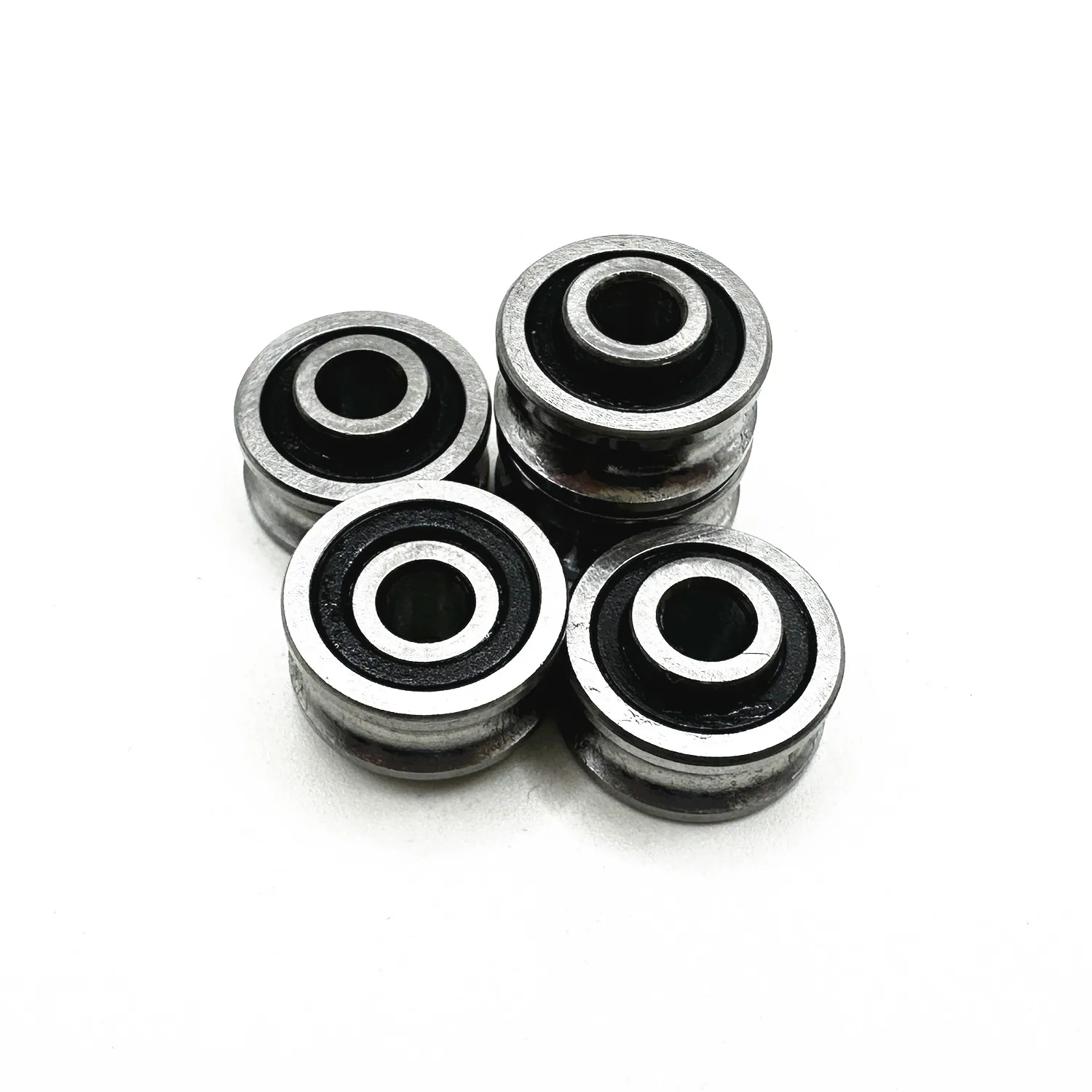 2pcs SG25+Blot Bearing and Bolt Supporting Sales U Groove Bearing 8x30x14 Mm Double Row Sealed Ball Bearing
