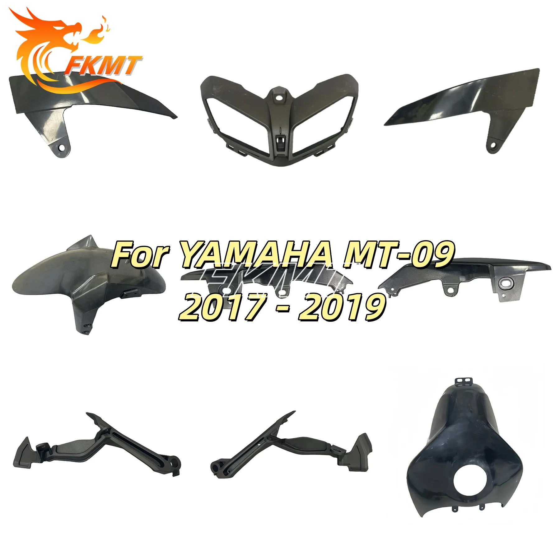For YAMAHA MT09 FZ09 2017 2018 2019 Motorcycle Accessories Unpainted Retrofit Parts Fairing Fenders Cover Panels Kits