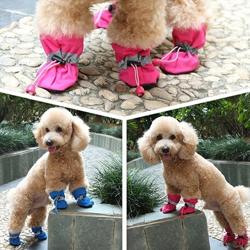 Pet Dog shoes Waterproof  Anti-slip boots zapatos para perro Outdoor Footwear Socks botas sapato para cachorro chaussure chien