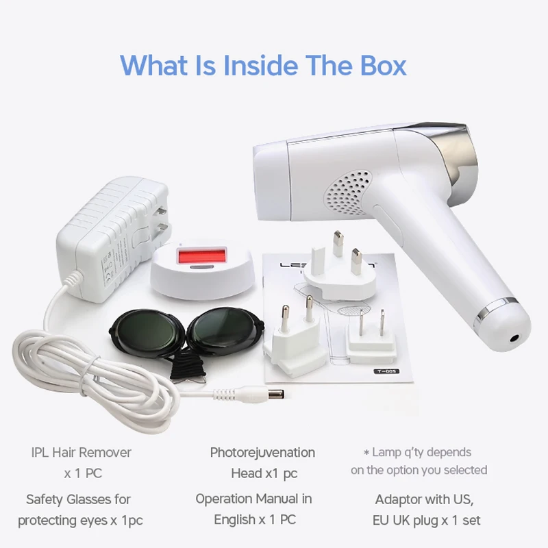 Lescolton 2 Dalam 1 IPL Epilator Penghilang Rambut Laser Epilator Mesin Penghilang Rambut Pemangkas Bikini Permanen Elektrik Depilador A Laser