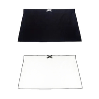 Aesthetic Sexy Women's Streetwear slim Hip Hop Sexy Skirt Emo Girl Harajuku vintage Cute Bow Harajuku Y2K solid color Mini Skirt