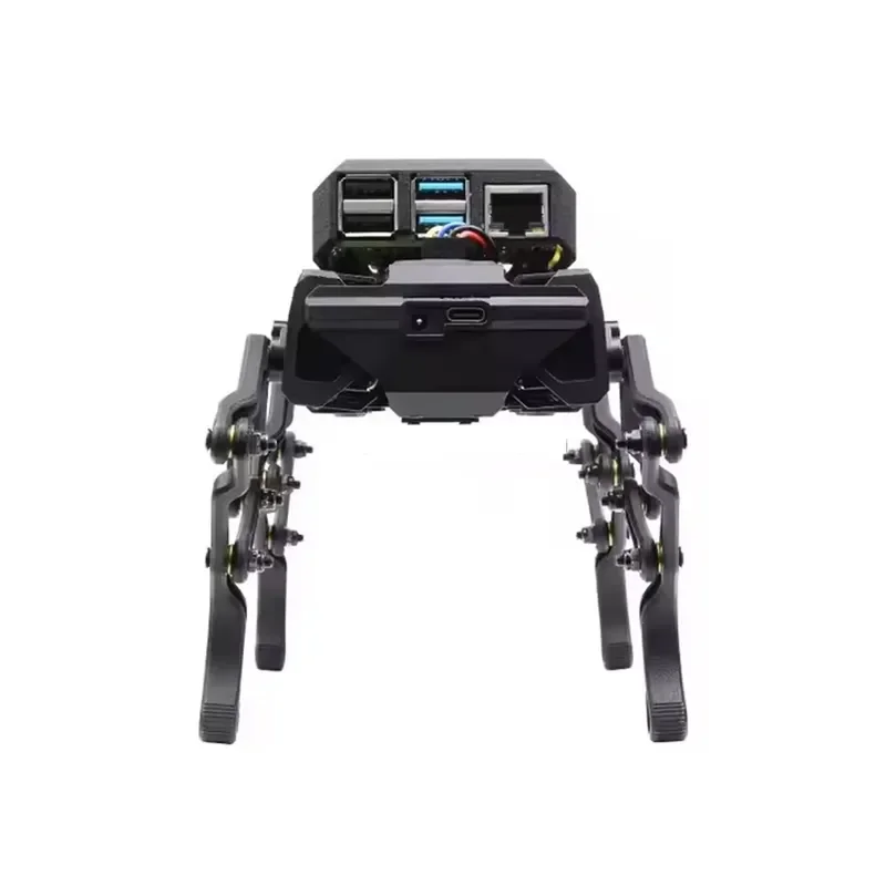 WAVEGO 12-degree-of-freedom Bionic Dog-like ESP32 And PI4B Open Source Facial Recognition Color Tracking Motion