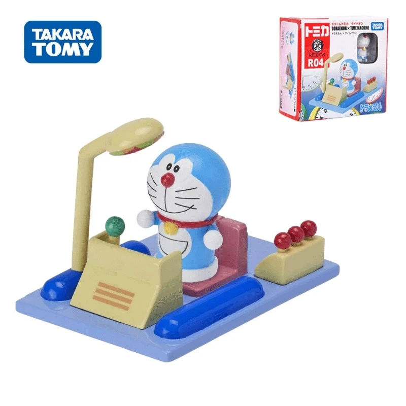 TAKARA TOMY tomica Doraemon Time Machine Winnie the Pooh Donald Duck Car model Car model toy Children Christmas Gift Boy Girl