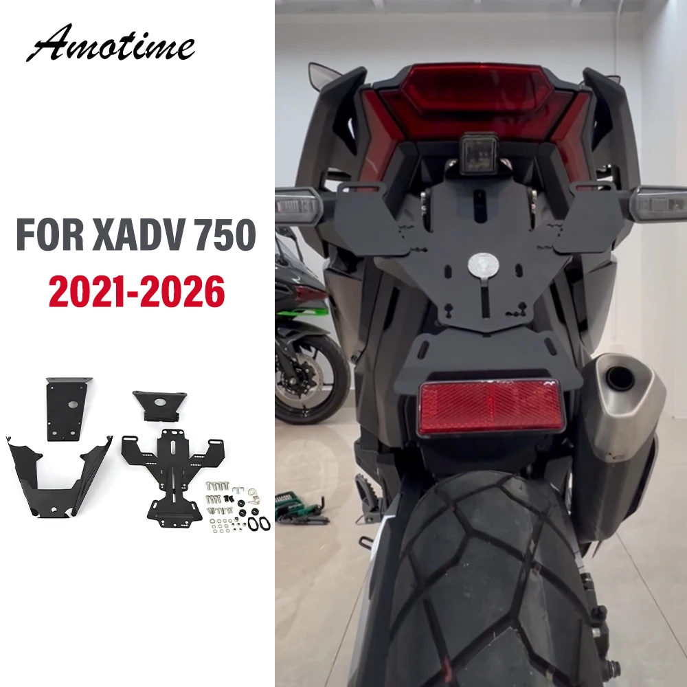 

FOR HONDA X-ADV XADV 750 2021 2022 2023 2024 2025 2026 License Plate Holder Fender Eliminator Registration Bracket Accessories