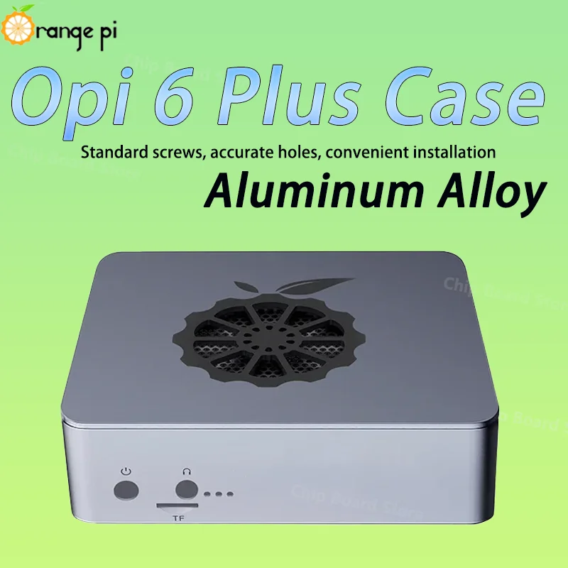 

Корпус из алюминиевого сплава Orange Pi 6 Plus с индивидуальным металлическим корпусом с рассеиванием тепла для OPi6 Plus Just Case