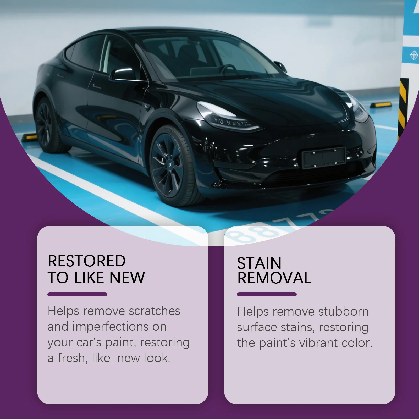 Car Paint Care Kit: Gently cleans daily scratches and stains, renews and boosts shine