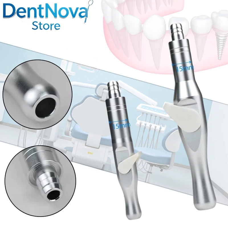 

Dental Saliva Ejector Tip Adaptor Strong Suction Handle Switch Autoclavable Dental Instrument