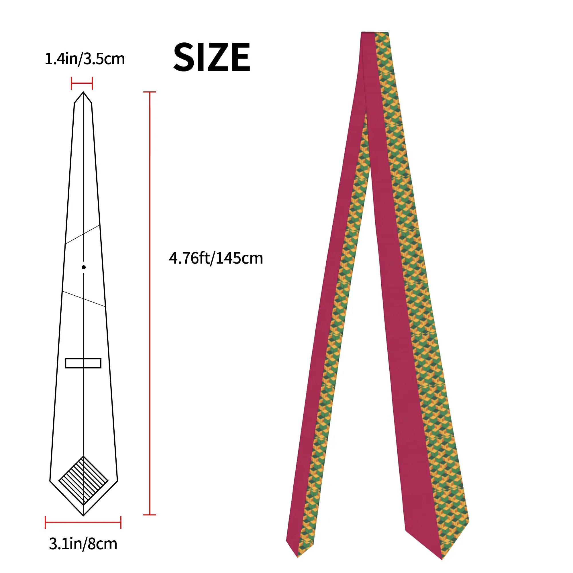 Demon Slayer Neckties Skinny 8 - Skinny Tie Men avis et prix