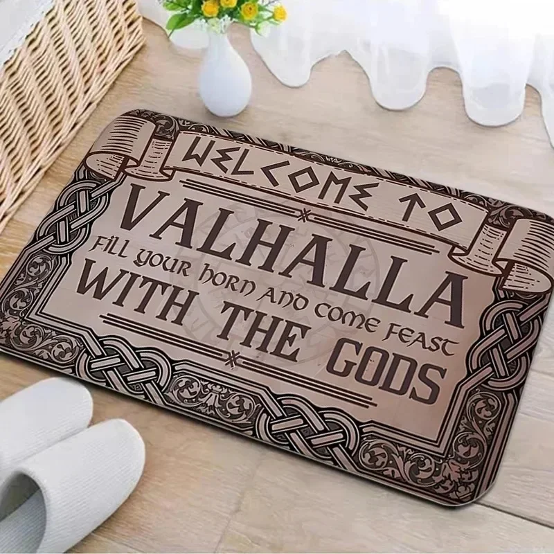 Welcome Door Mat Bathroom Rug Bath Area Non-slip Graphic Wizards Muggle Tolerated Corridor Decor Carpet Kitchen Entrance Doormat